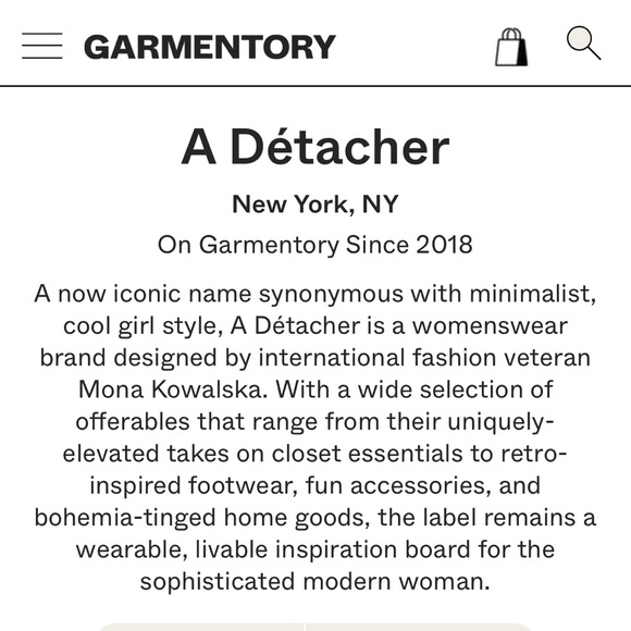 A Détacher black & cream patterned skirt - Picture 14 of 15